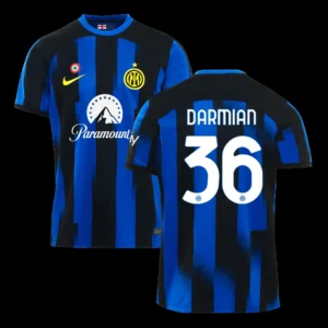 DARMIAN #36 Inter Milan Home Soccer Jersey 2023/24 – Fan Version – front view