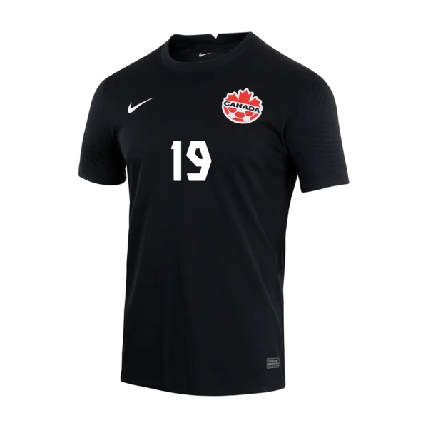 DAVIES #19 Canada Third Away Soccer Jersey 2022 – Fan Version – back view
