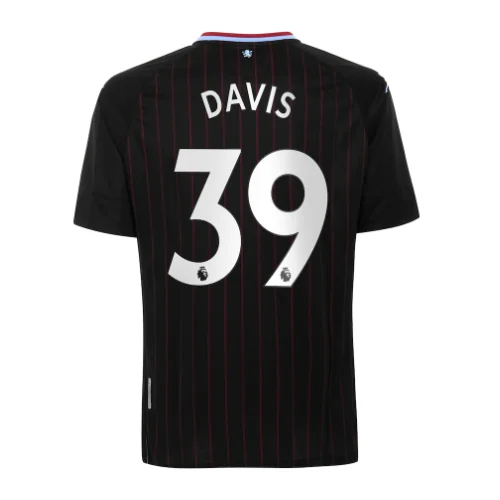 DAVIS #39 Aston Villa Away 2020/21 – Fan Version – front view