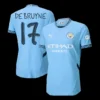 de-bruyne-17-manchester-city-home-soccer-jersey-ucl-player-version-639313-01 DE BRUYNE #17 Manchester City Home Soccer Jersey – UCL Player Version β front view