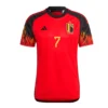 de-bruyne-7-belgium-home-soccer-jersey-2022-fan-version-192051-02 DE BRUYNE #7 Belgium Home Soccer Jersey 2022 β Fan Version β back view