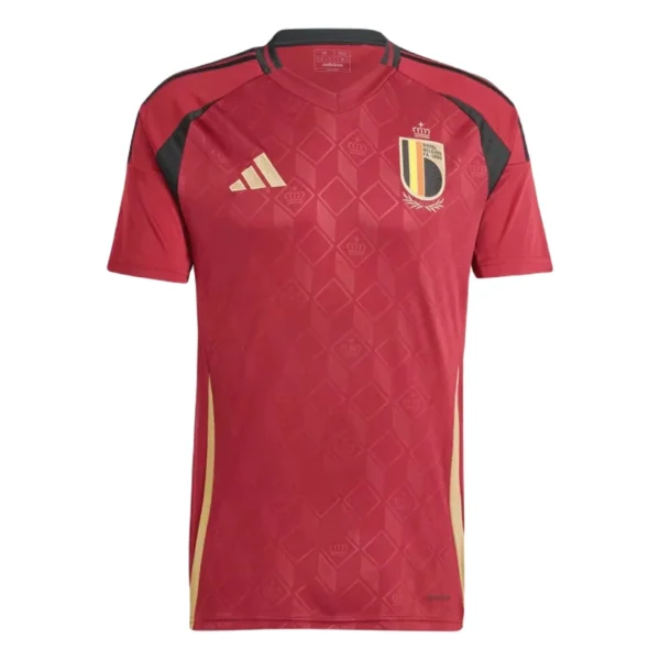 DE BRUYNE #7 Belgium Home Soccer Jersey Euro – Fan Version – back view