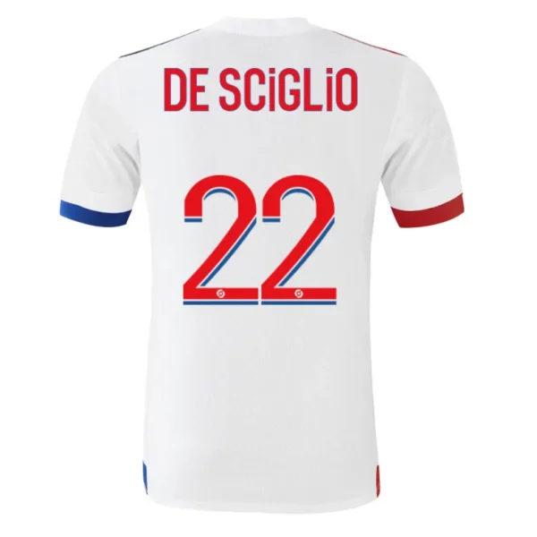 de-sciglio-22-olympique-lyonnais-home-soccer-jersey-2020-21-fan-version-110470-01 DE SCIGLIO #22 Olympique Lyonnais Home Soccer Jersey 2020/21 β Fan Version β back view