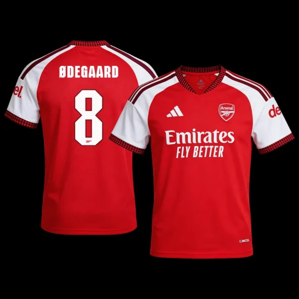ØDEGAARD #8 Arsenal Home Soccer Jersey 2026/27 -UCL – Fan Version – front view