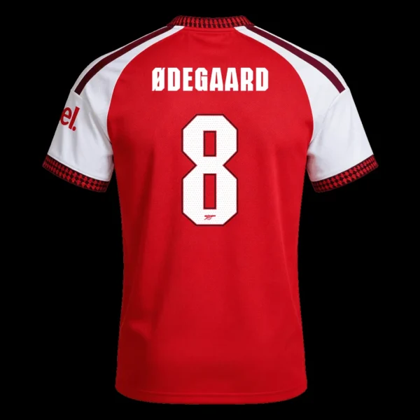 ØDEGAARD #8 Arsenal Home Soccer Jersey 2026/27 -UCL – Fan Version – back view