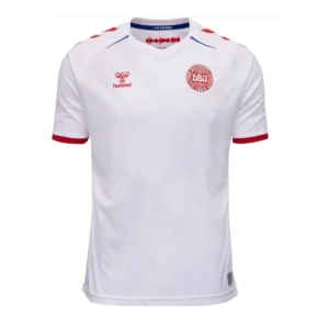 Denmark Away Soccer Jersey 2021 – Fan Version – front view