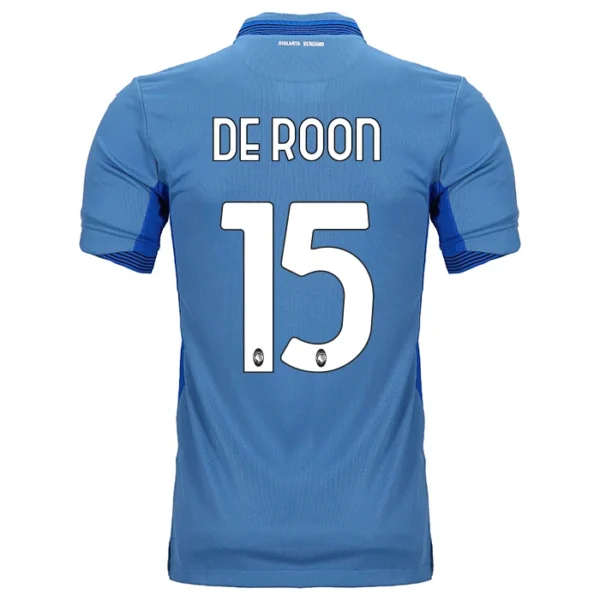 DEROON #15 Atalanta BC Third Away Soccer Jersey 2020/21 – Fan Version – back view