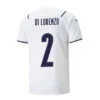 DI LORENZO #2 Italy Away Soccer Jersey 2021 – Fan Version – front view