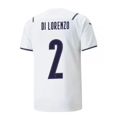 DI LORENZO #2 Italy Away Soccer Jersey 2021 – Fan Version – front view