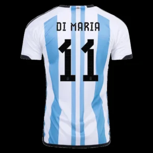 di-maria-11-argentina-3-stars-home-soccer-jersey-2022-fan-version-207849-01 DI MARIA #11 Argentina 3 Stars Home Soccer Jersey 2022 โ Fan Version โ front view