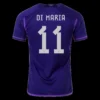 DI MARIA #11 Argentina Away Soccer Jersey 2022 – Fan Version – front view