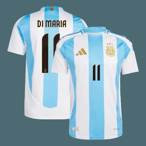DI MARIA #11 Argentina Home Soccer Jersey Copa America – Player Version – front view