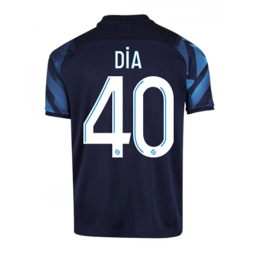 dia-40-marseille-away-soccer-jersey-2021-22-fan-version-139724-01 DIA #40 Marseille Away Soccer Jersey 2021/22 β Fan Version β back view