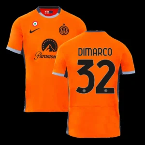 DIMARCO #32 Inter Milan Third Away Soccer Jersey 2023/24 – Fan Version – front view