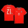 diogo-j-21-portugal-home-soccer-jersey-2025-red-fan-version-01 DIOGO J. #21 Portugal Home Soccer Jersey 2025 Red β Fan Version β front view
