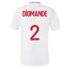 DIOMANDE #2 Olympique Lyonnais Home Soccer Jersey 2021/22 – Fan Version – front view