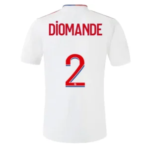 DIOMANDE #2 Olympique Lyonnais Home Soccer Jersey 2021/22 – Fan Version – front view
