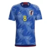 DOAN #8 Japan Home Soccer Jersey 2022 – Fan Version – back view
