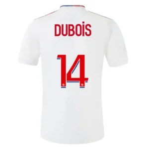 DUBOIS #14 Olympique Lyonnais Home Soccer Jersey 2021/22 – Fan Version – front view