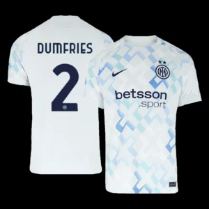 dumfries-2-inter-milan-away-soccer-jersey-2025-26-fan-version-01 DUMFRIES #2 Inter Milan Away Soccer Jersey 2025/26 โ Fan Version โ front view