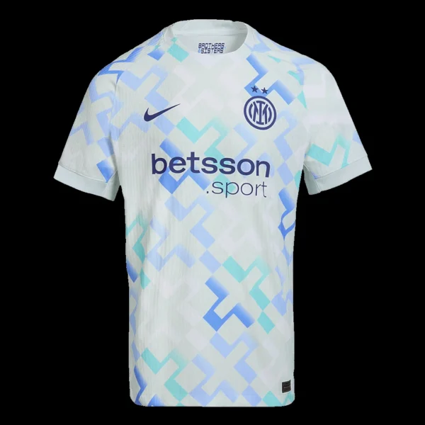 DUMFRIES #2 Inter Milan Away Soccer Jersey 2025/26 – Player Version – back view