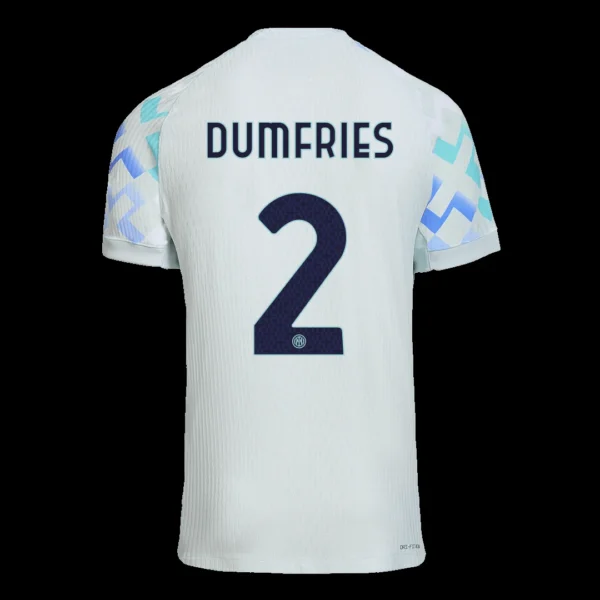 DUMFRIES #2 Inter Milan Away Soccer Jersey 2025/26 – Player Version – jersey details