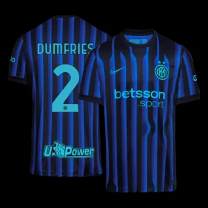 dumfries-2-inter-milan-home-soccer-jersey-2025-26-fan-version-01 DUMFRIES #2 Inter Milan Home Soccer Jersey 2025/26 โ Fan Version โ front view