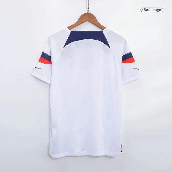 DUNN #19 USA Home Soccer Jersey 2022 – Fan Version – badge and fabric details
