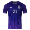 DYBALA #21 Argentina Away Soccer Jersey 2022 – Fan Version – jersey details