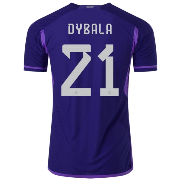 DYBALA #21 Argentina Away Soccer Jersey 2022 – Player Version – front view