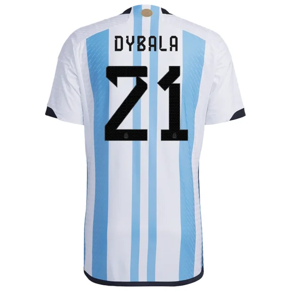 DYBALA #21 Argentina Home Soccer Jersey 2022 – Player Version – front view