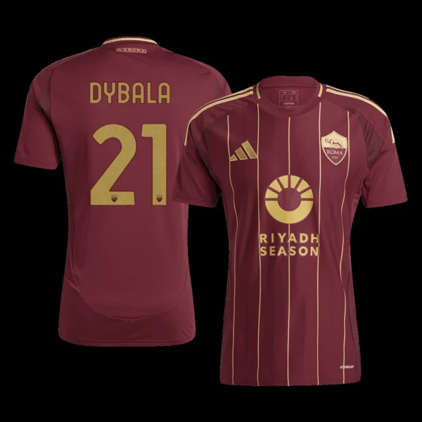 dybala-21-roma-home-soccer-jersey-fan-version-628899-01 DYBALA #21 Roma Home Soccer Jersey β Fan Version β front view