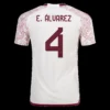 E.ÁLVAREZ #4 Mexico Away Soccer Jersey 2022 – Player Version – front view