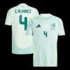 E.ÁLVAREZ #4 Mexico Away Soccer Jersey Copa America – Fan Version – front view