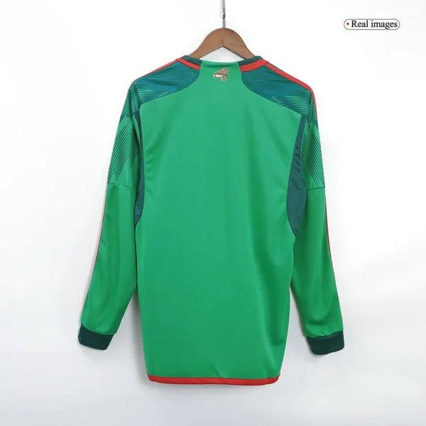 E.ÁLVAREZ #4 Mexico Home Long Sleeve Soccer Jersey 2022 – Fan Version – jersey details