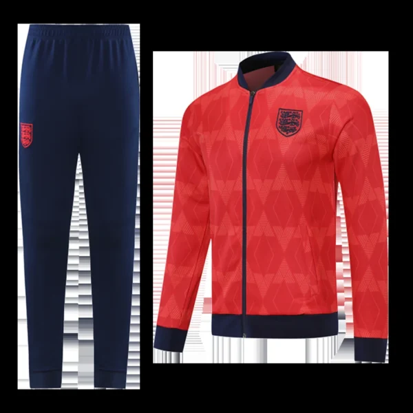 England Training Jacket Kit（Jacket+Pants) 2021/22 – Red – front view
