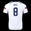 ERTZ #8 USA Home Soccer Jersey 2022 – Fan Version – front view