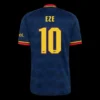 EZE #10 Arsenal Away Soccer Jersey 2026/27 -UCL – Fan Version – back view