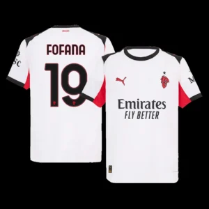FOFANA #19 AC Milan Away Soccer Jersey 2025/26 – Player Version – front view