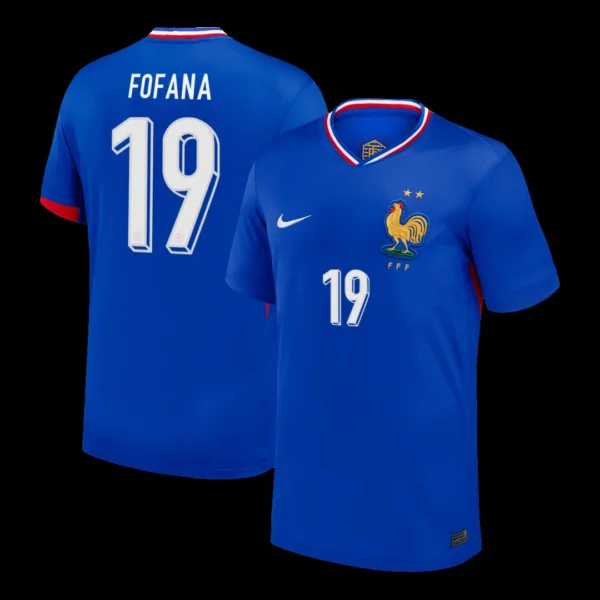 FOFANA #19 France Home Soccer Jersey – Fan Version – front view