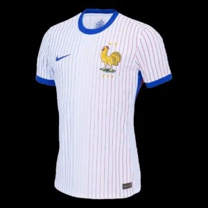France Away Soccer Jersey Euro – Player Version – front view