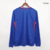 France Home Long Sleeve Soccer Jersey Euro – Fan Version – back view