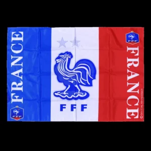 France Team Flag Blue&White&Red – Fan Version – front view