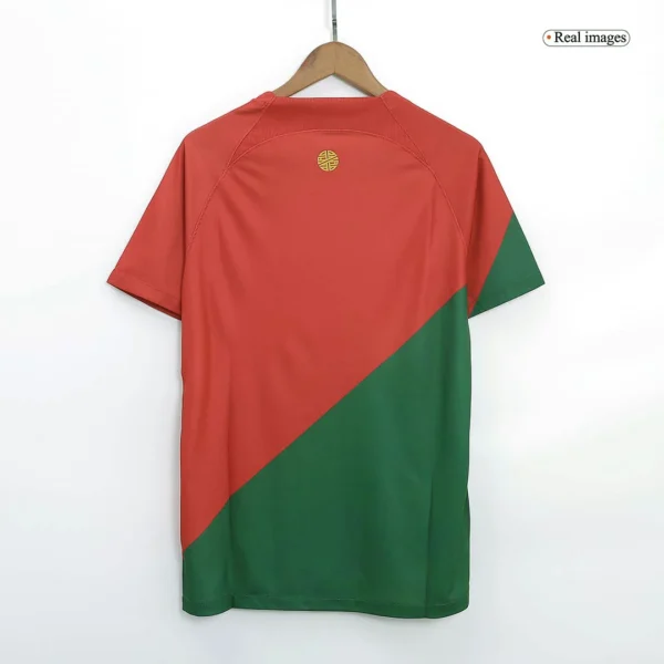 G.RAMOS #26 Portugal Home Soccer Jersey 2022 – Fan Version – badge and fabric details