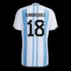 G. RODRIGUEZ #18 Argentina 3 Stars Home Soccer Jersey 2022 – Player Version – front view