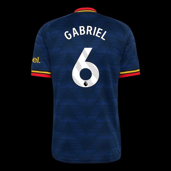 gabriel-6-arsenal-away-soccer-jersey-2026-27-fan-version-721281-02 GABRIEL #6 Arsenal Away Soccer Jersey 2026/27 β Fan Version β back view