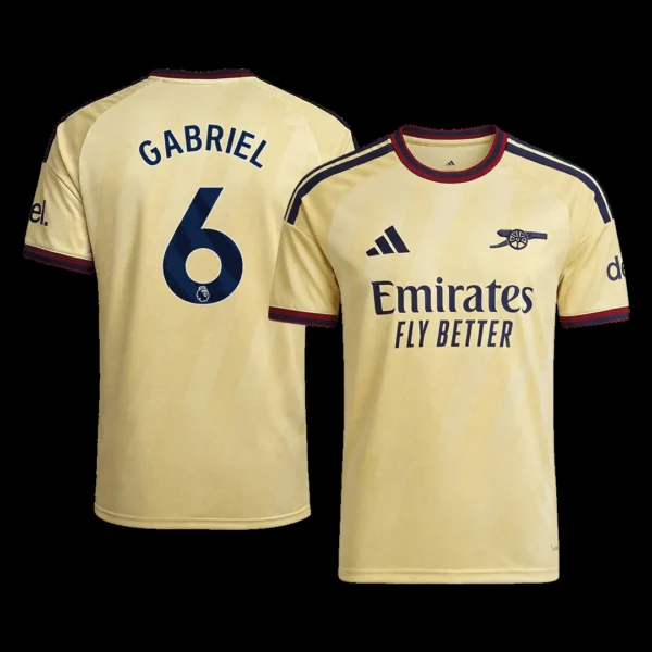 GABRIEL #6 Arsenal Third Away Soccer Jersey 2026/27 – Fan Version – front view