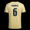 GABRIEL #6 Arsenal Third Away Soccer Jersey 2026/27 – UCL Player Version – back view