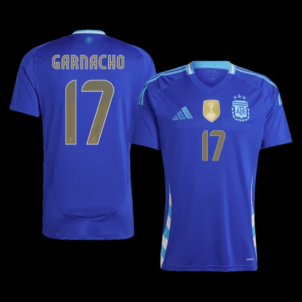 garnacho-17-argentina-away-soccer-jersey-fan-version-01 GARNACHO #17 Argentina Away Soccer Jersey β Fan Version β front view