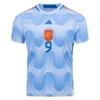 GAVI #9 Spain Away Soccer Jersey 2022 – Fan Version – back view